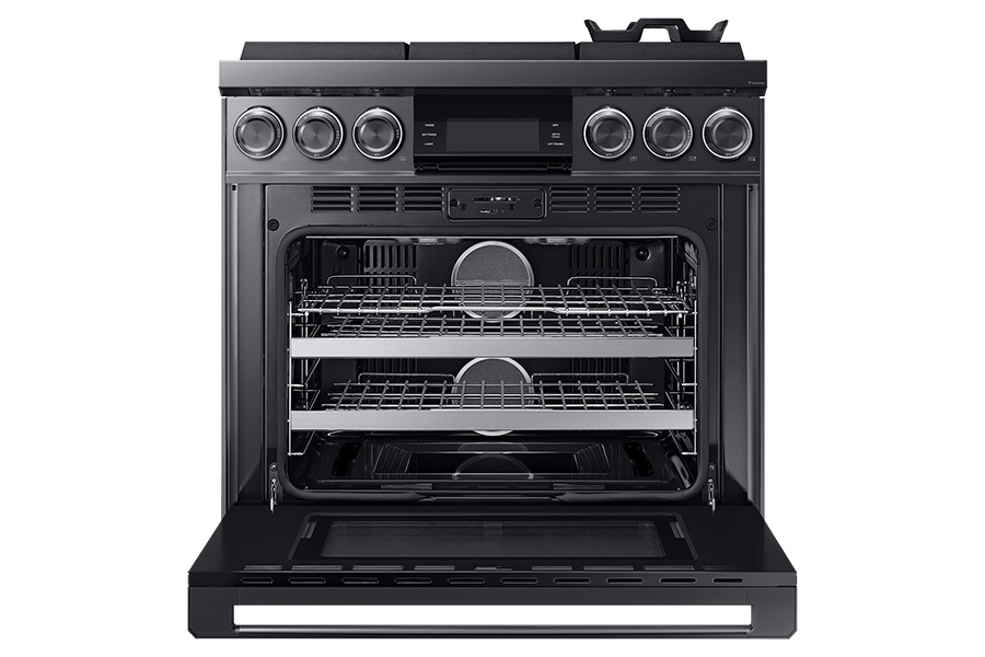 36" Pro Gas Range, Graphite Stainless Steel, Liquid Propane