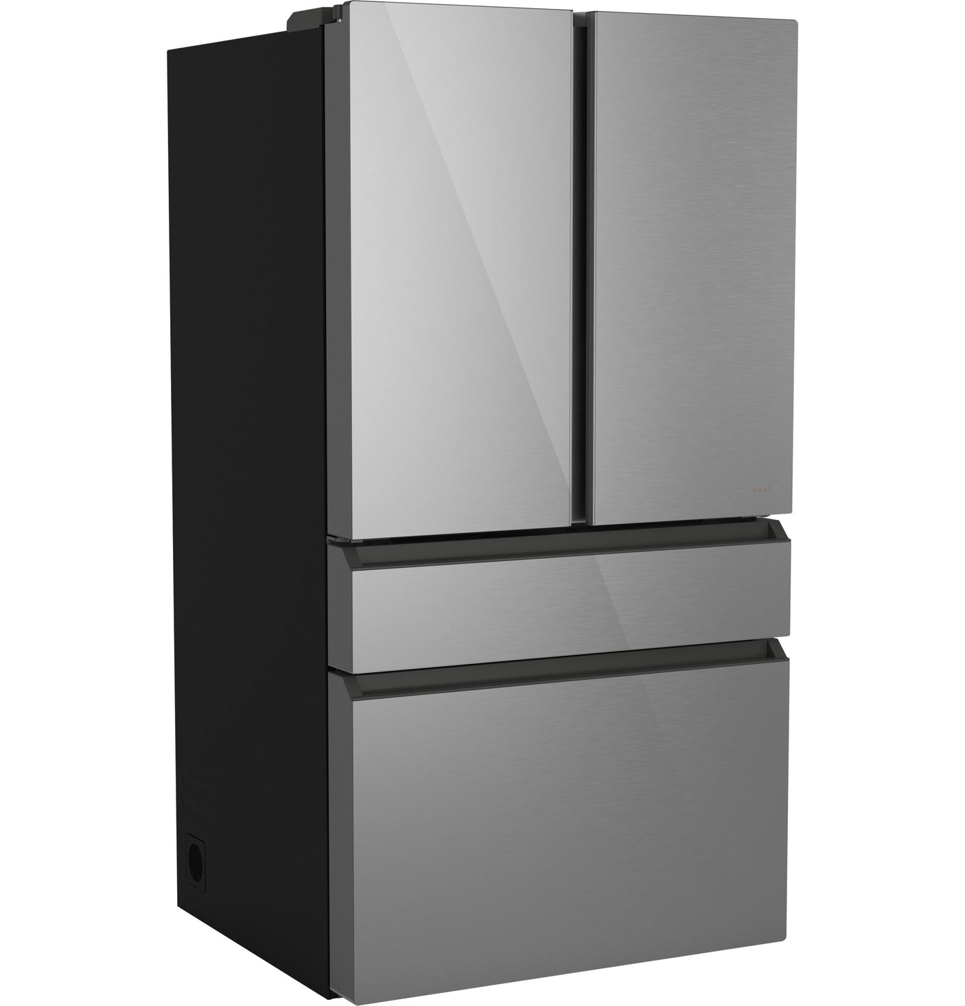 Café™ ENERGY STAR® 23.2 Cu. Ft. Smart Counter-Depth 4-Door French-Door Refrigerator in Platinum Glass With Dual-Dispense AutoFill Pitcher