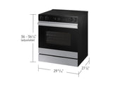 Bespoke 6.3 cu. ft. Smart Slide-In Electric Range with Smart Oven Camera & Illuminated Precision Knobs in Stainless Steel