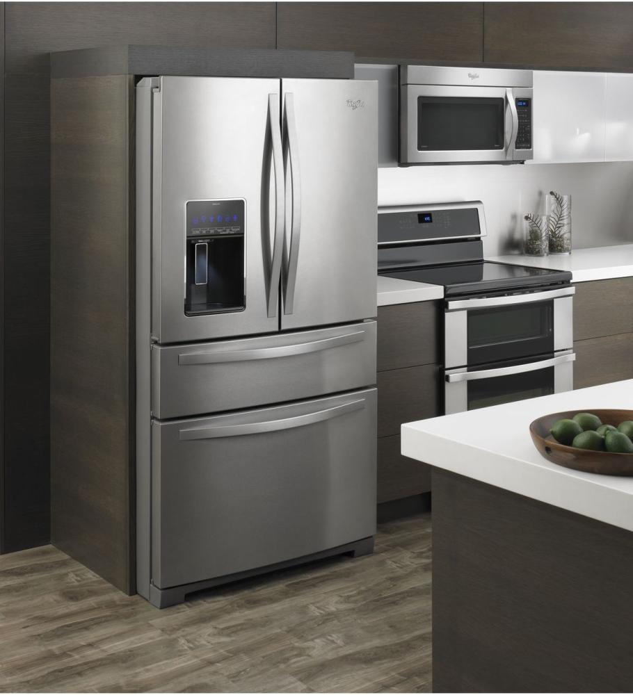 36-inch Wide 4-Door Refrigerator with More Flexible Storage - 26 cu. ft.