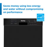 Danby 18" Wide Built-in Dishwasher in Black