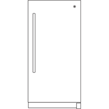 GE® ENERGY STAR® 14.1 Cu. Ft. Frost-Free Garage Ready Upright Freezer