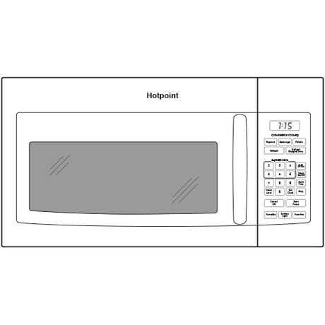 Hotpoint® 1.6 Cu. Ft. Over-the-Range Microwave Oven