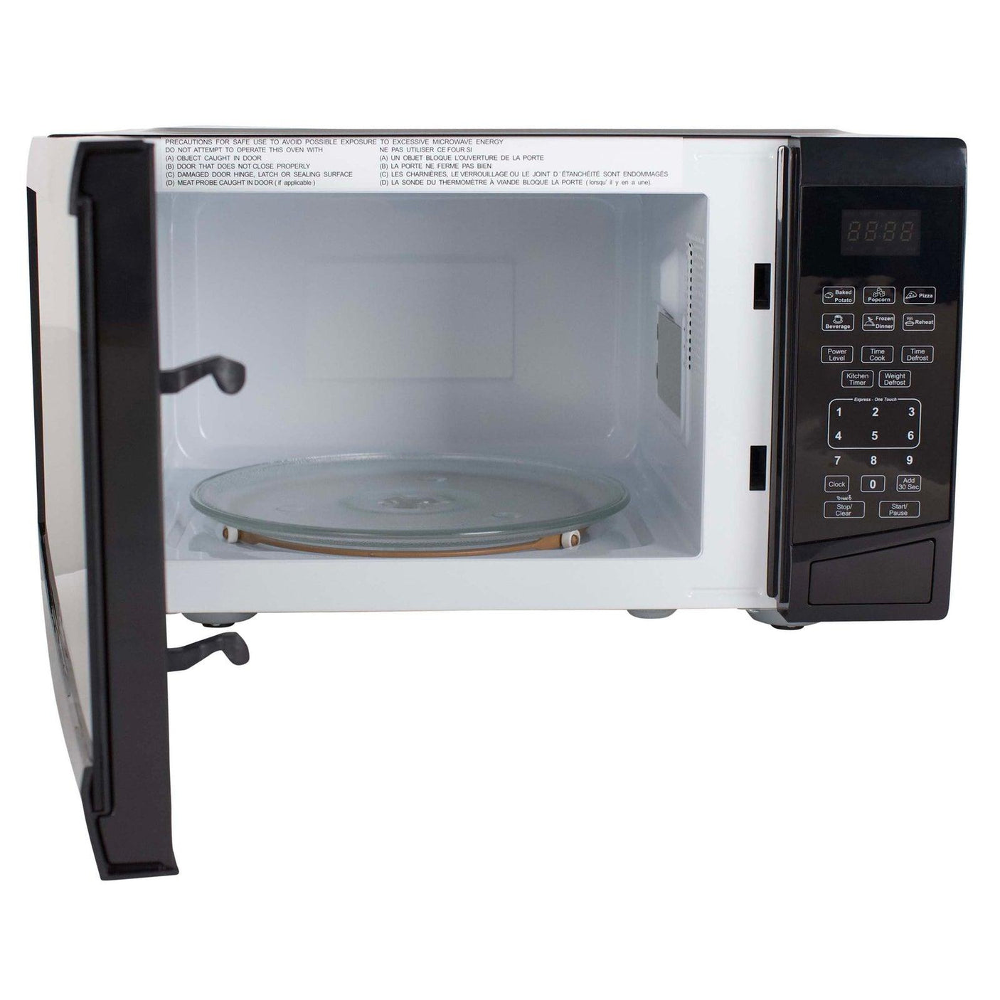 Avanti Countertop Microwave Oven, 0.9 cu. ft. - Black / 0.9 cu. ft.