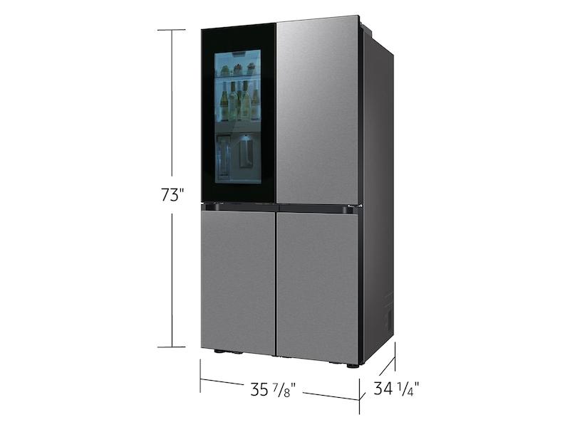 Bespoke 29 cu. ft. 4-Door Flex™ Refrigerator with Beverage Zone™ & Auto Open Door in Stainless Steel