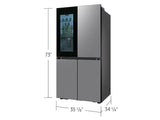 Bespoke 29 cu. ft. 4-Door Flex™ Refrigerator with Beverage Zone™ & Auto Open Door in Stainless Steel