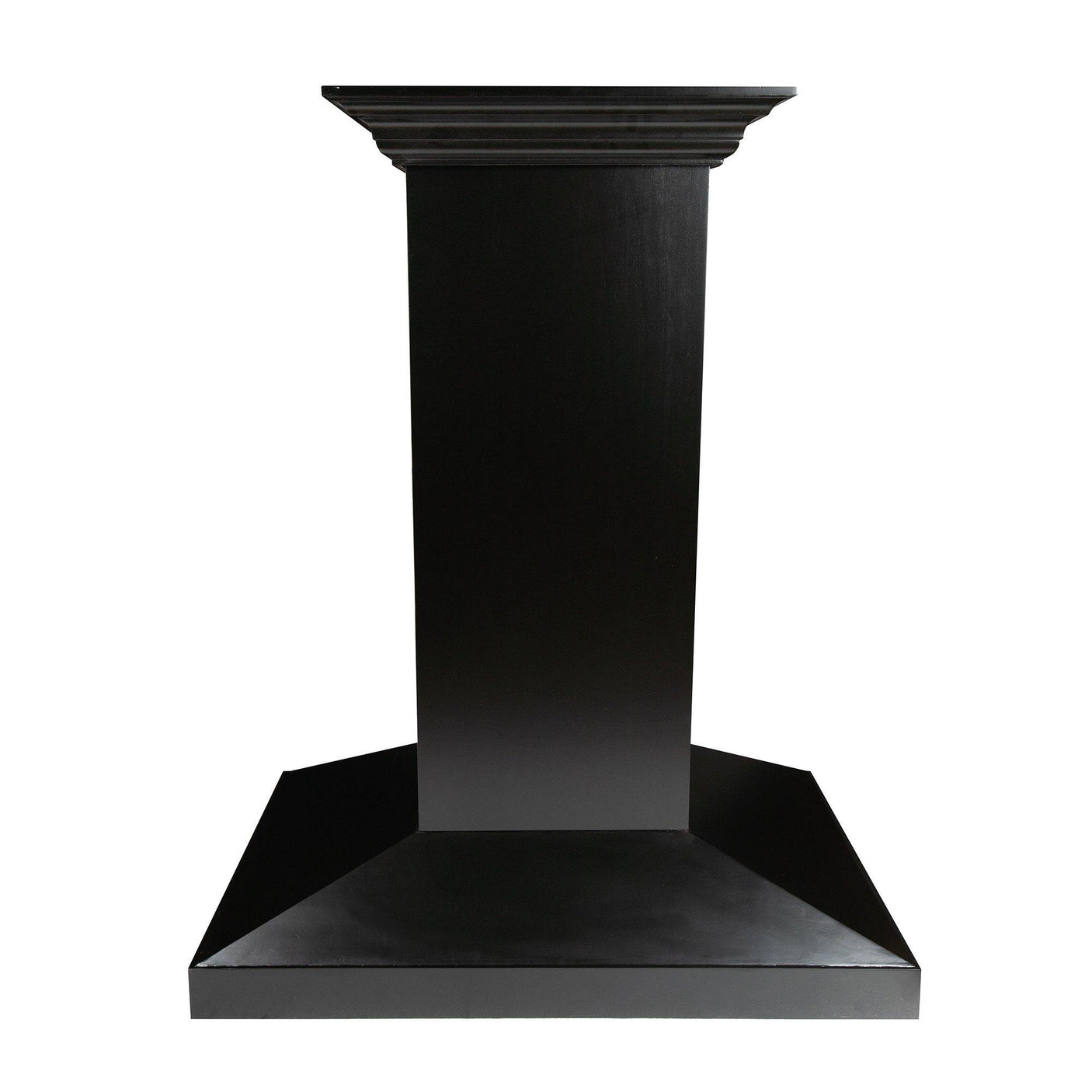 ZLINE Remote Blower Wooden Island Mount Range Hood in Black (KBiCC-RD/RS) [Size: 30 Inch, CFM: 700]