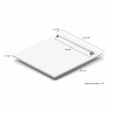 ZLINE 24" Monument Dishwasher Panel with Traditional Handle and Color Options (DPMT-24) [Color: White Matte]