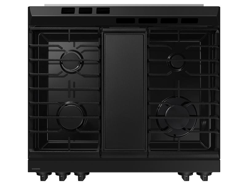 Bespoke 6.0 cu. ft. Smart Slide-In Gas Range with Air Fry & Precision Knobs in Stainless Steel