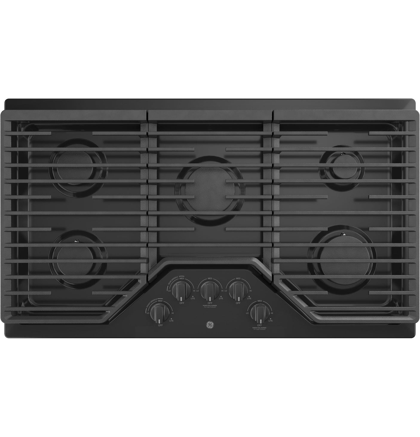 GE® 36" Built-In Gas Cooktop with 5 Burners and Dishwasher Safe Grates