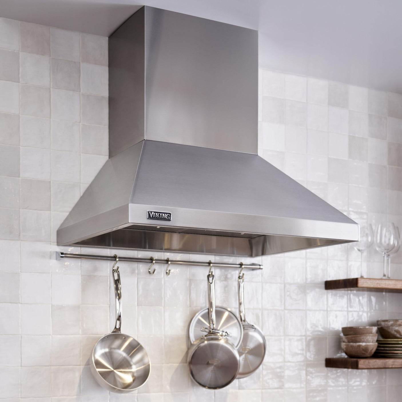 30" Wide Chimney Wall Hood + Ventilator - RVCH