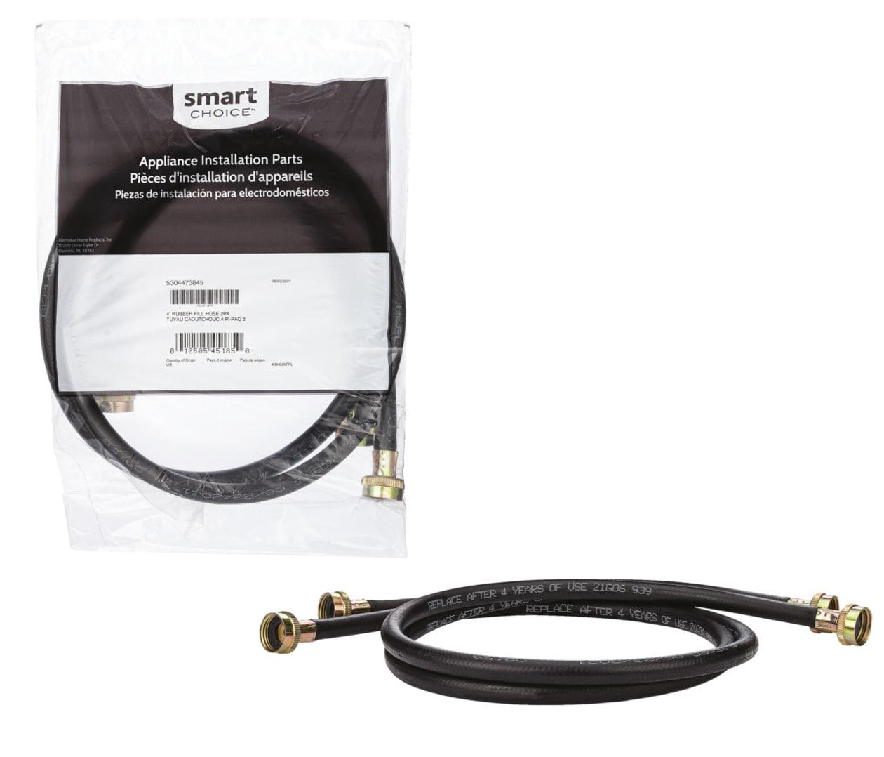 Smart Choice 4' Laundry Rubber Fill Hose - 2 pack