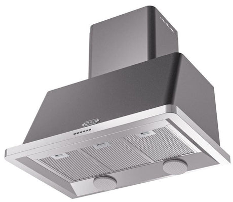 Majestic 36 Inch Matte Graphite Wall Mount Convertible Range Hood