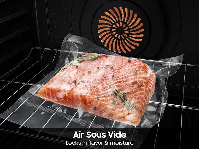 Bespoke 6.0 cu. ft. Smart Slide-In Gas Range with Air Sous Vide & Air Fry in Stainless Steel