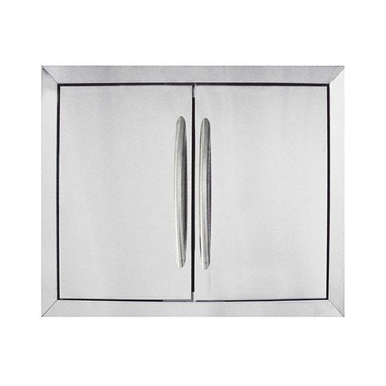 Flat stainless steel Built-in door kit