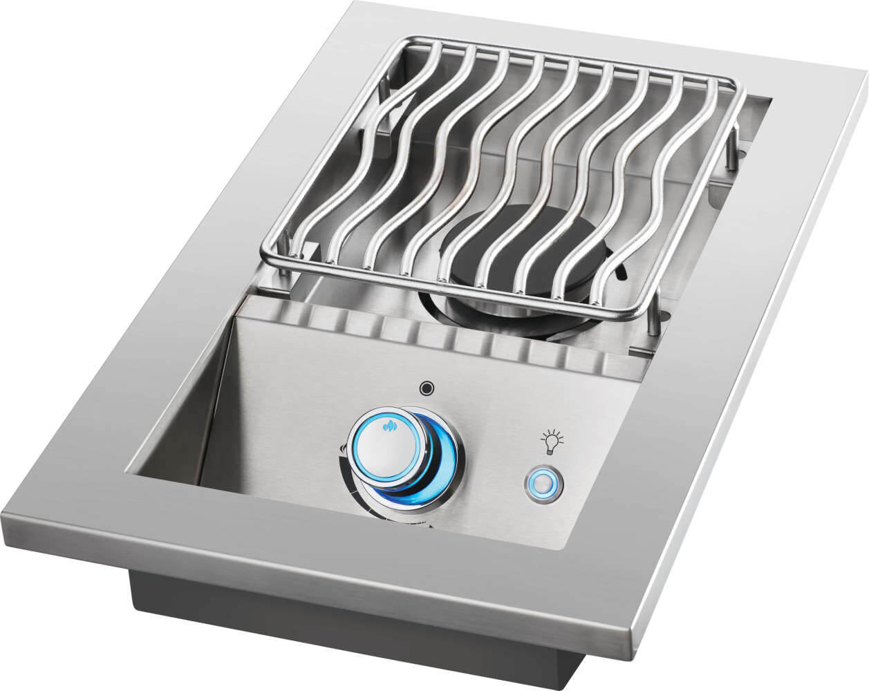 Built-in 700 Series Single Range Top Burner with Stainless Steel Cover , Propane, Stainless Steel