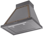 Nostalgie 30 Inch Matte Graphite Wall Mount Convertible Range Hood