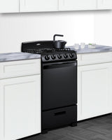 20" Wide Gas Range