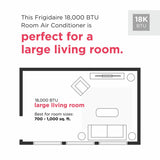 Frigidaire 18,000 BTU Inverter Window Room Air Conditioner with Wi-Fi (Energy Star)