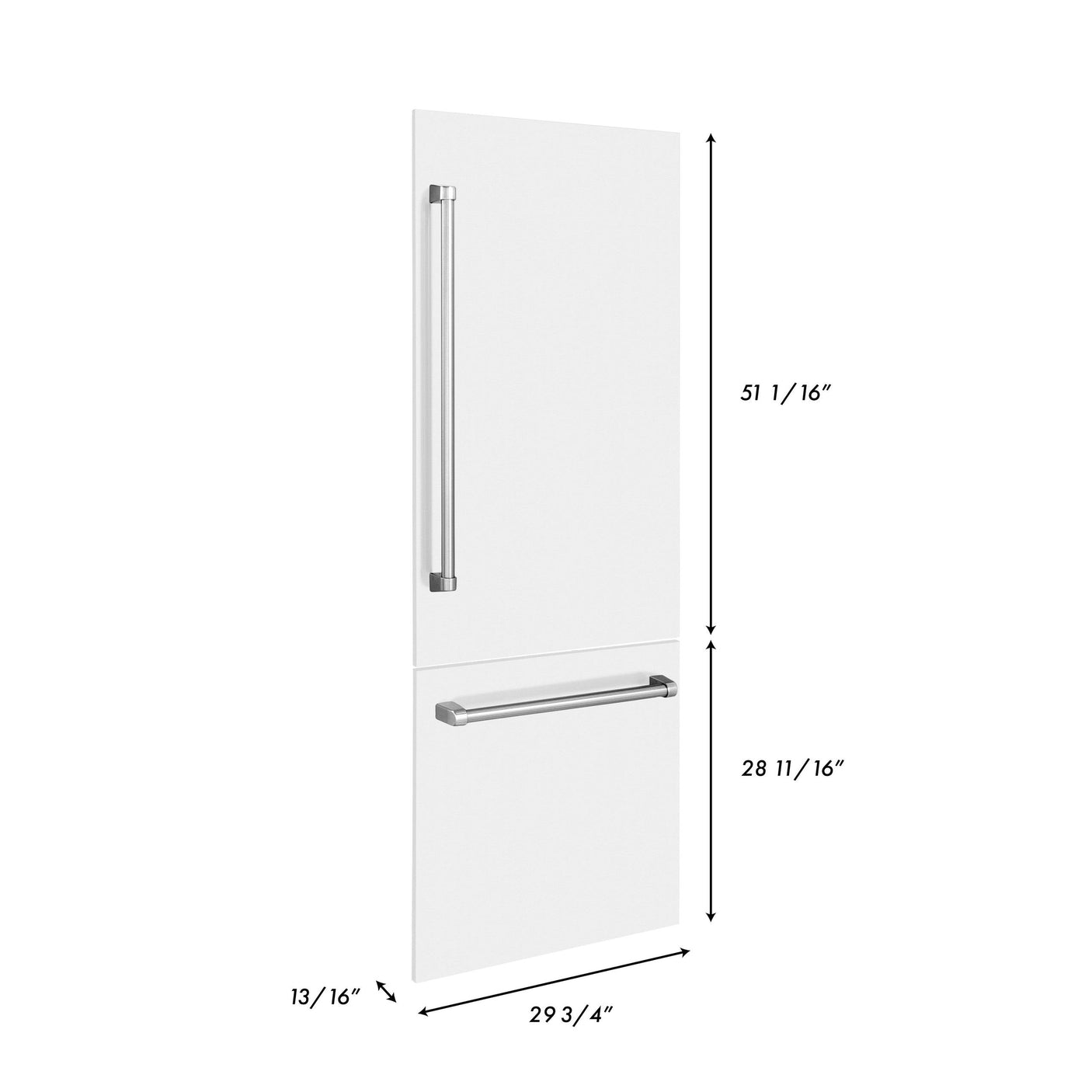 Refrigerator Panel in White Matte (RPBIV-WM-30)