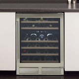 Avanti DESIGNER Series Dual-Zone Wine Cooler, 46 Bottle Capacity - Stainless Steel / 46 Bottles