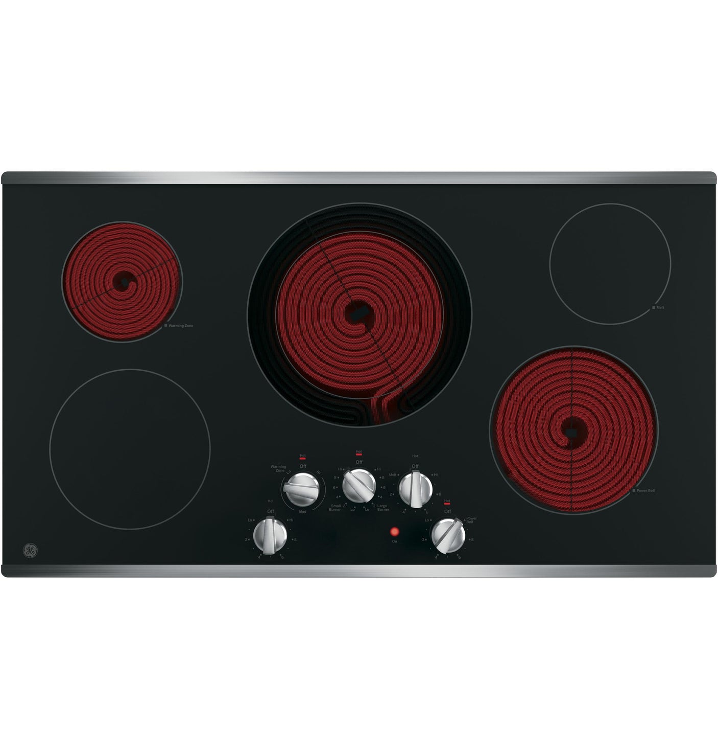 GE® 36" Built-In Knob Control Electric Cooktop