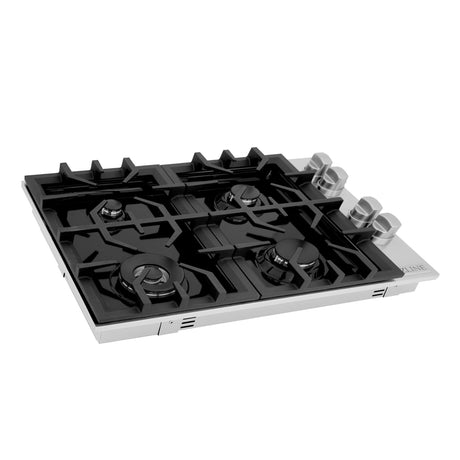 ZLINE 30" Gas Cooktop with 4 Gas Burners and Black Porcelain Top (RC30-PBT) [Color: ZLINE 30" Gas Cooktop with 4 Gas Burners and Black Porcelain Top (RC30-PBT)]