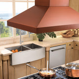 ZLINE 36 in. Designer Series Copper Island Mount Range Hood (8KL3iC-36)