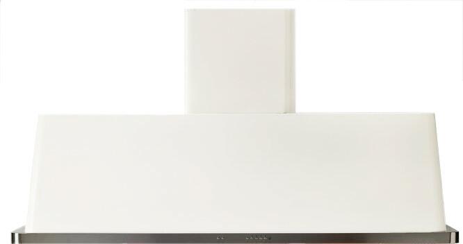 Majestic 60 Inch White Wall Mount Convertible Range Hood