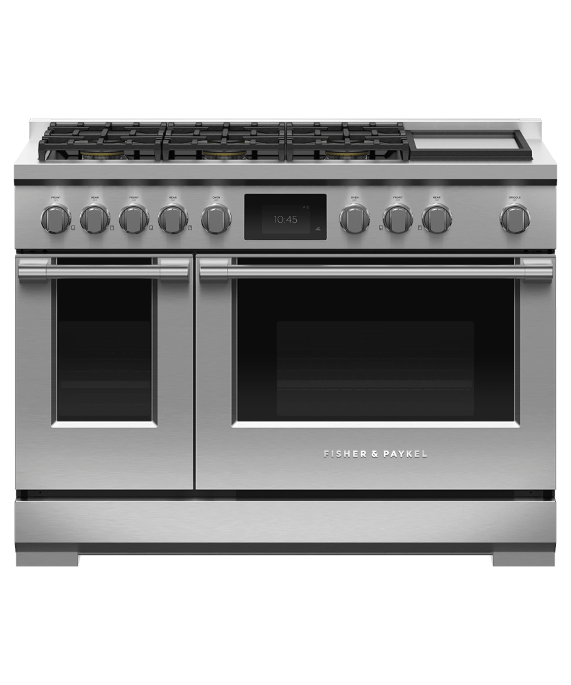 48" Series 9 Professional Dual Fuel 6 Burner with Griddle Range