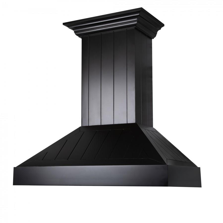 ZLINE Wooden Wall Mount Range Hood In Black - Includes Motor (KPCC)