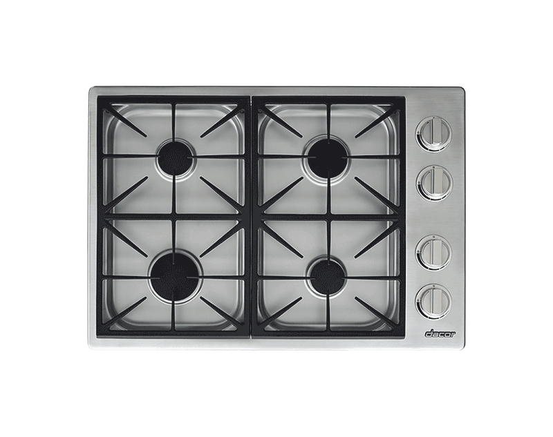 30" Dual Gas Cooktop, Natural Gas/High Altitude