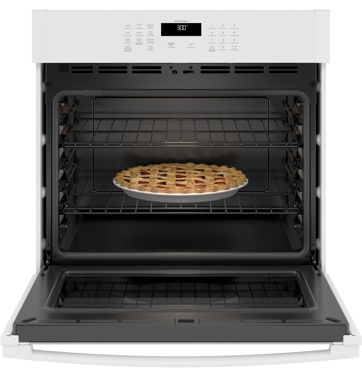 GE® 30" Smart Built-In Self-Clean Single Wall Oven with Never-Scrub Racks