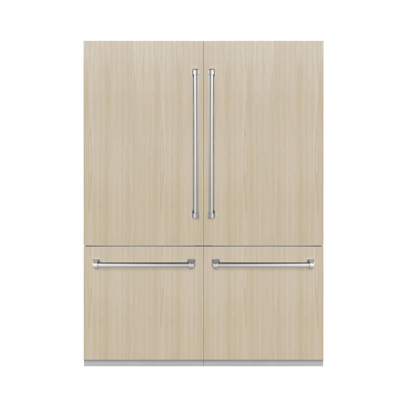 ZLINE 60" 32.2 cu. Ft. Panel Ready Built-In 4-Door French Door Refrigerator with Internal Water and Ice Dispenser (RBIV-60)