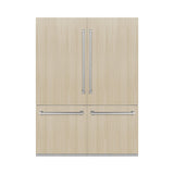 ZLINE 60" 32.2 cu. Ft. Panel Ready Built-In 4-Door French Door Refrigerator with Internal Water and Ice Dispenser (RBIV-60)