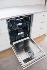 ZLINE 24" Tallac Series 3rd Rack Dishwasher in Custom Panel Ready with Stainless Steel Tub, 51dBa (DWV-24)