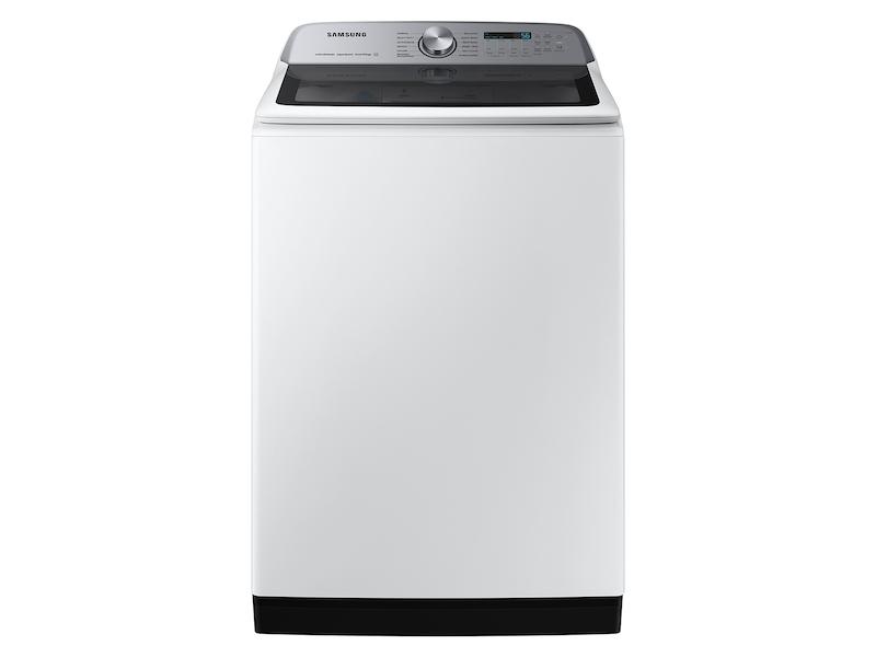 5.4 cu. ft. Extra-Large Capacity Smart Top Load Washer with ActiveWave™ Agitator and Super Speed Wash in White