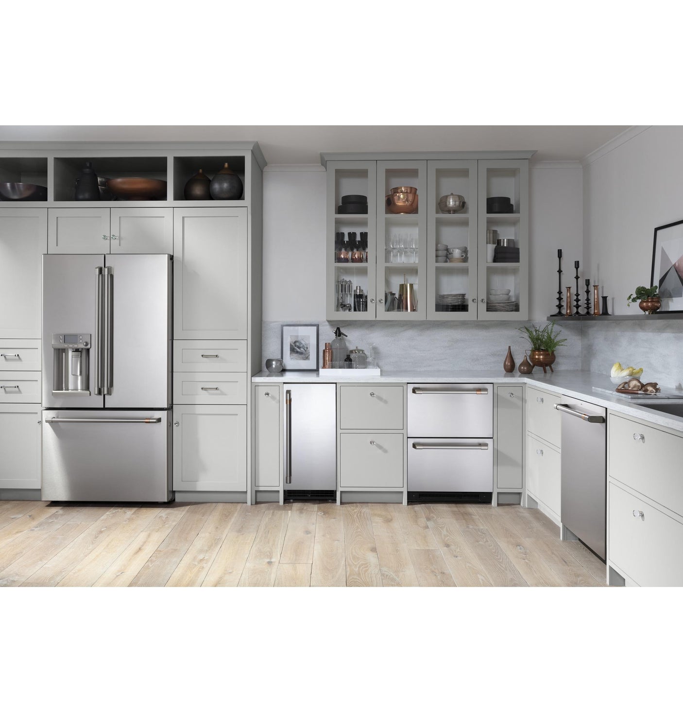 Café™ ENERGY STAR® 22.1 Cu. Ft. Smart Counter-Depth French-Door Refrigerator with Keurig® K-Cup® Brewing System