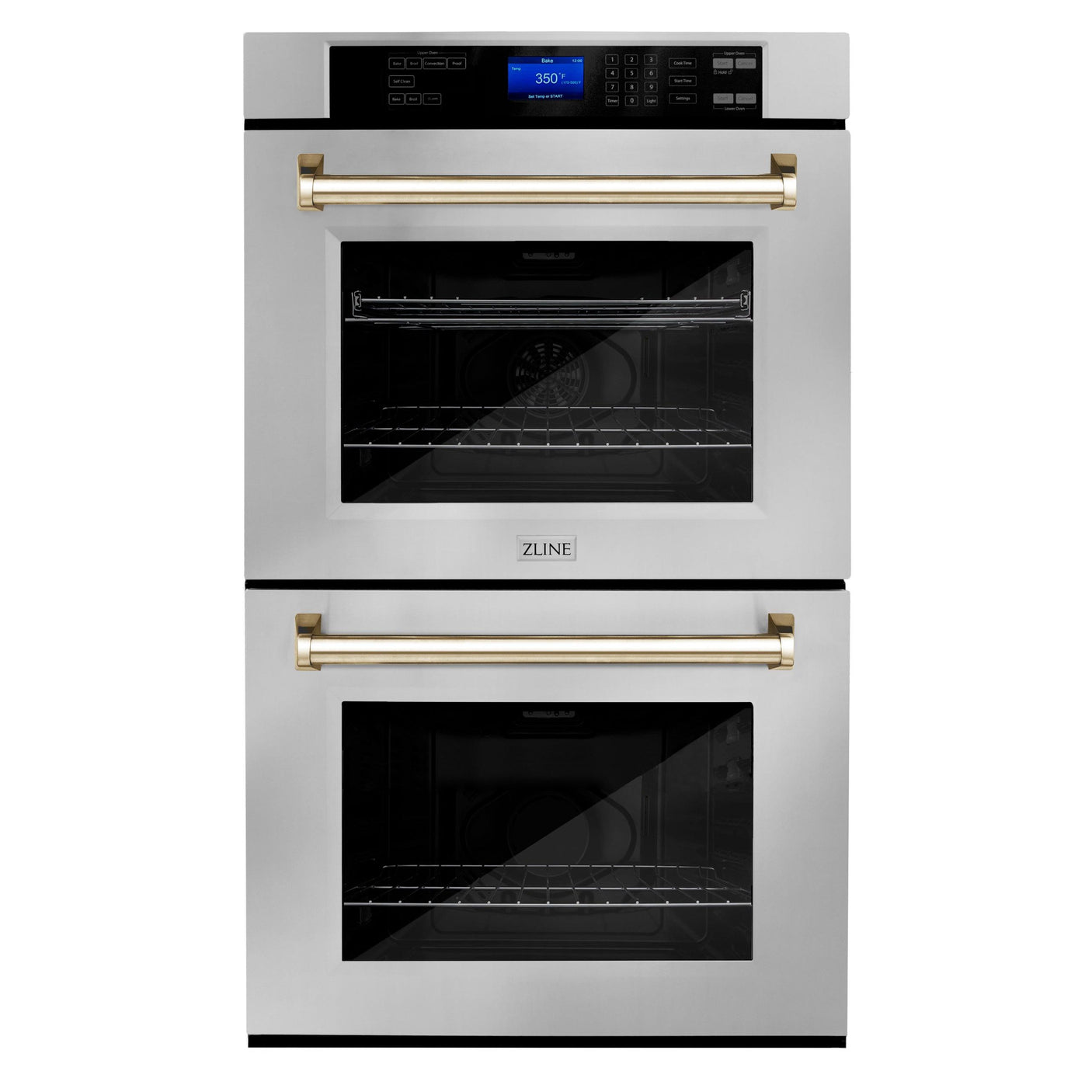 ZLINE 30" Autograph Edition Double Wall Oven with Self Clean and True Convection in Stainless Steel (AWDZ-30) [Color: Gold]