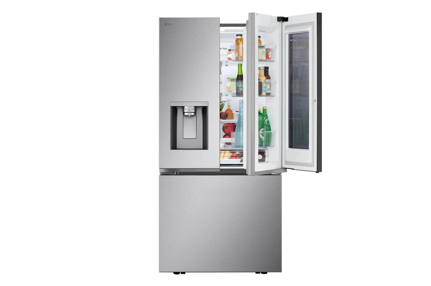 25 cu. ft. Smart Standard-Depth MAX™ French Door Refrigerator with InstaView® Door-in-Door® and Craft Ice™