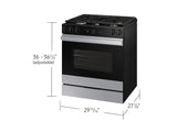 Bespoke 6.0 cu. ft. Smart Slide-In Gas Range with Air Sous Vide & Air Fry in Stainless Steel