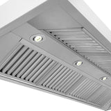 ZLINE Professional Convertible Vent Wall Mount Range Hood in Stainless Steel (597)