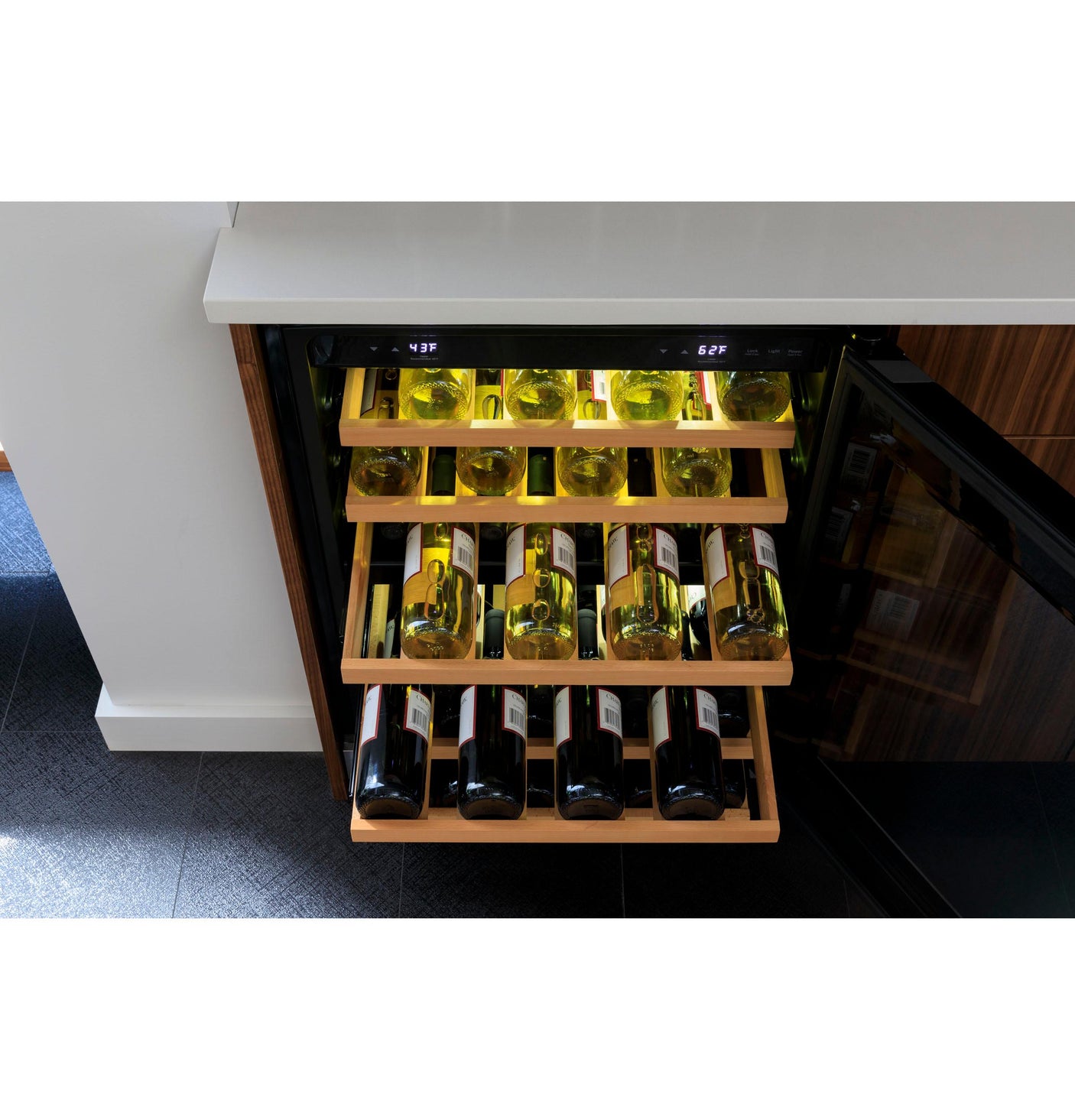 GE Profile™ 44-Bottle Dual Zone Wine Cooler