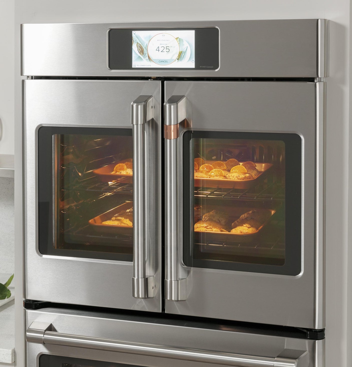 Café™ Professional Series 30" Smart Built-In Convection French-Door Double Wall Oven