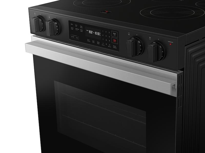 Bespoke 6.3 cu. ft. Smart Slide-In Electric Range with Precision Knobs in Stainless Steel