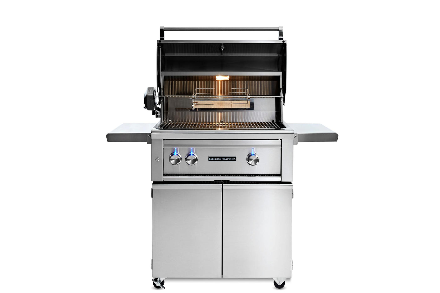 30" Sedona by Lynx Freestanding Grill with 2 Stainless Steel Burners and Rotisserie, LP