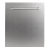 ZLINE 24 in. Dishwasher Panel with Traditional Handle (DP-H-24) [Color: Unfinished Wood]