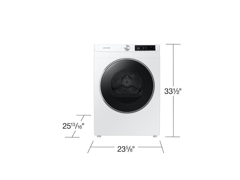 4.0 cu. ft. Electric Dryer with AI Smart Dial and Wi-Fi Connectivity in White