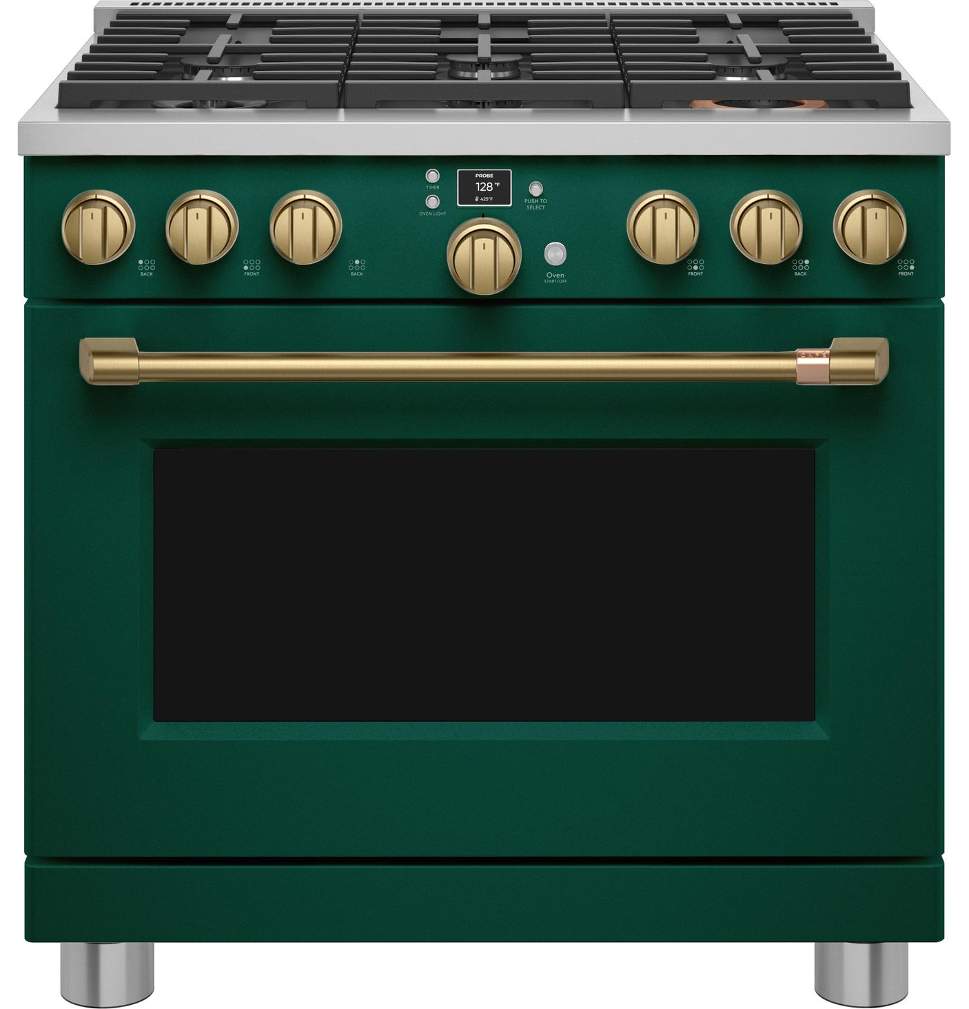 Café™ 36" Smart Dual-Fuel Commercial-Style Range with 6 Burners (Natural Gas)