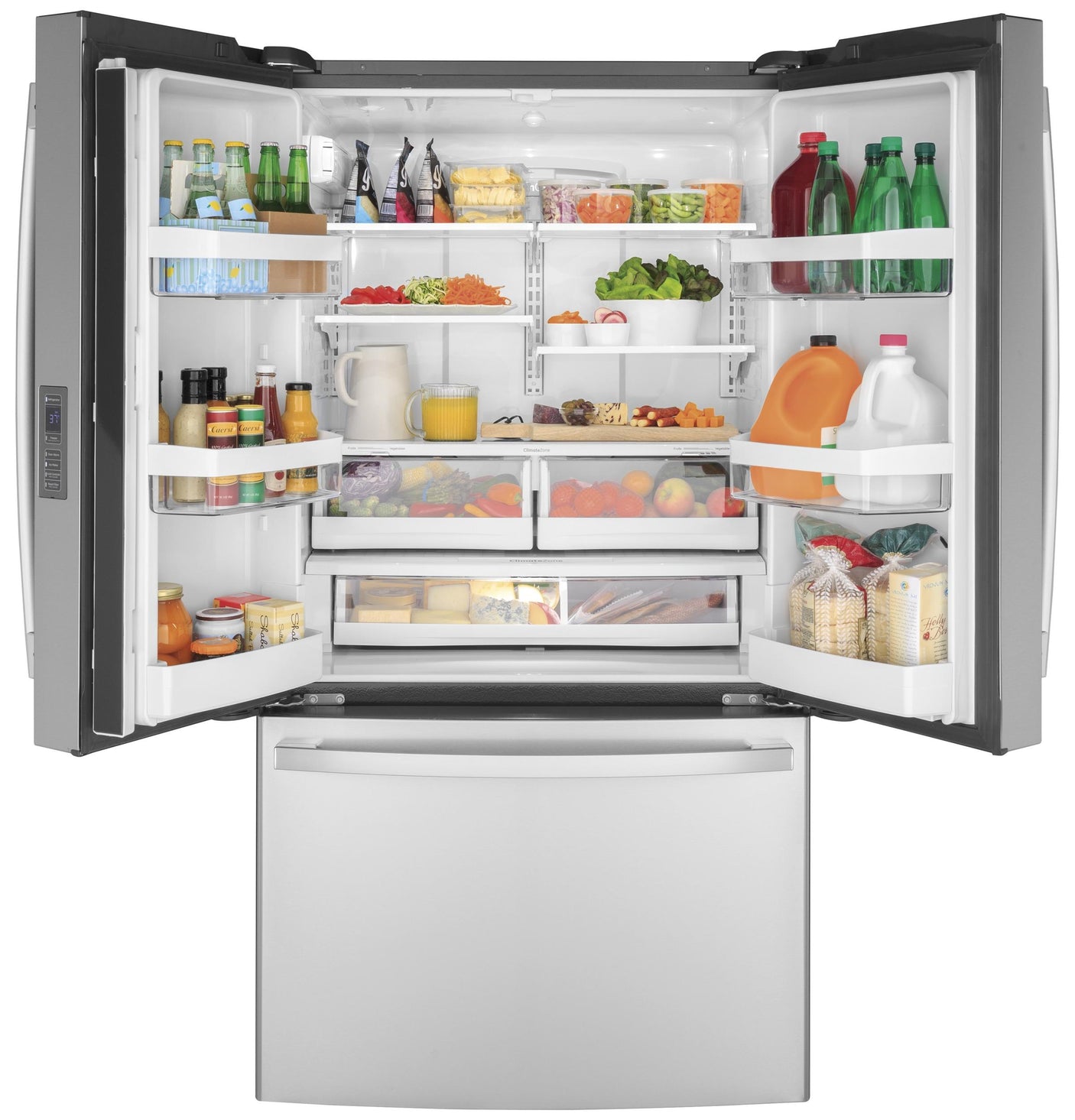 GE® ENERGY STAR® 23.1 Cu. Ft. Counter-Depth Fingerprint Resistant French-Door Refrigerator